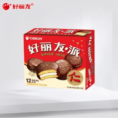 好丽友巧克力派 445g