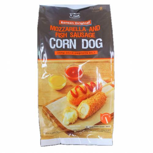 （冷冻）韩国脆皮玉米热狗马苏里拉鱼香肠 (80G X 5)