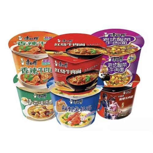 买一送一 康师傅系列 碗面任选两种 香菇炖鸡 酸辣牛肉 香辣牛肉面
