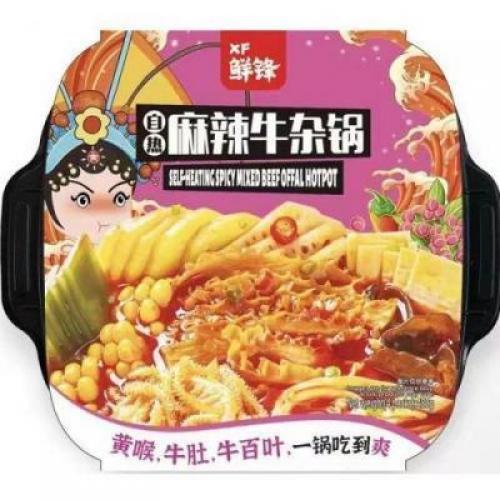 鲜锋自热火锅 麻辣牛杂 480g