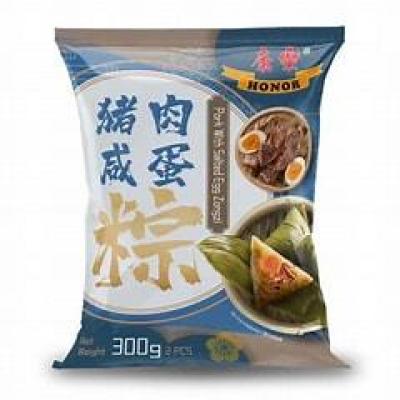 康乐 猪肉咸蛋粽子 300g（两粒装）