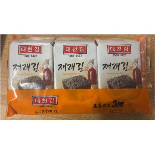 daechun 即食海苔3连包 原味