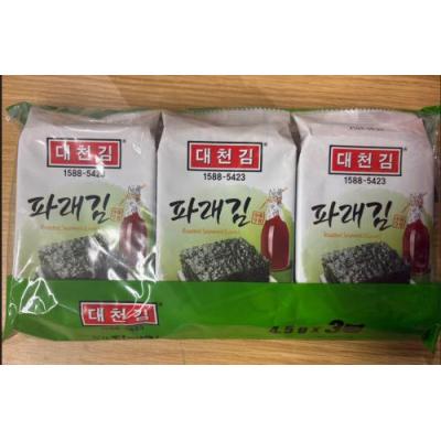 daechun 即食海苔3连包 青海苔