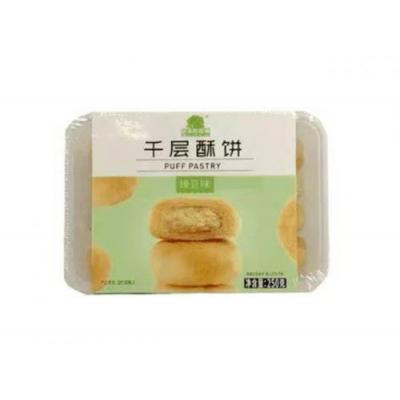 果子町千层酥饼绿豆味 250g