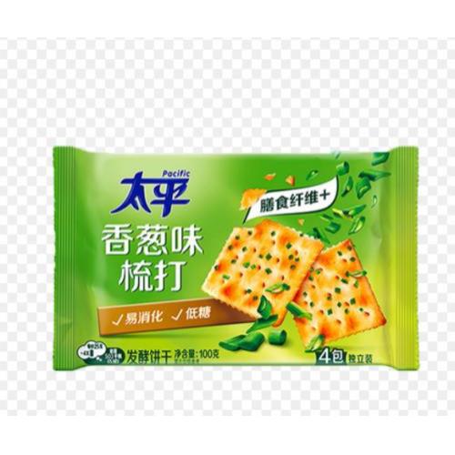 太平梳打⾹葱⼝味100g