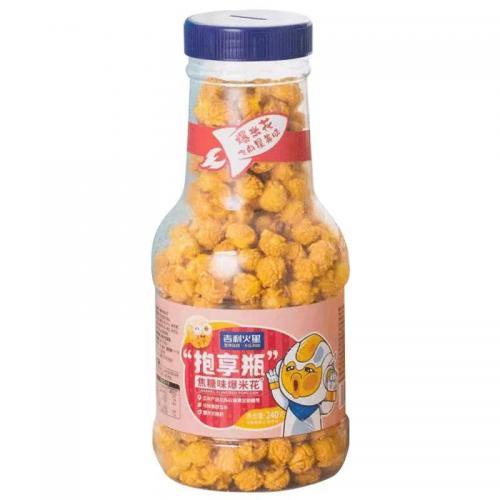 吉利⽕星 焦糖味爆⽶花 240g
