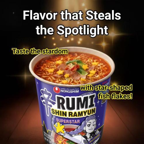 Nongshim 農心 K-Pop 驅魔獵人系列 - Rumi 香辣煙熏味辛拉麵 68g