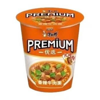 康师傅-優質香辣牛肉（桶） 70g