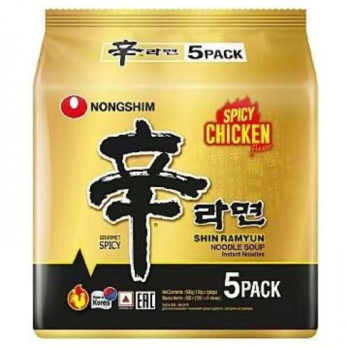 农心 辣鸡辛拉面 五连包 120G*5