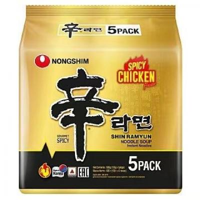 农心 辣鸡辛拉面 五连包 120G*5