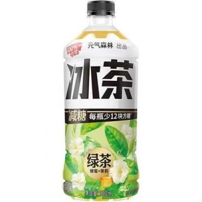 元⽓森林 冰蜜茉莉味绿茶 900ml